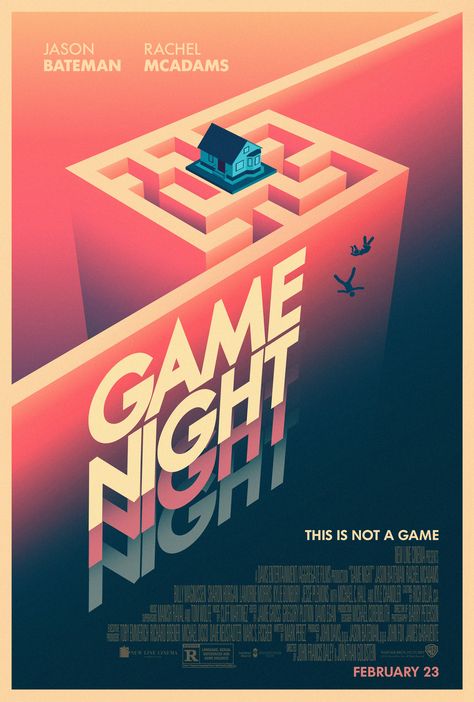 Game Night Game Night Decorations, Game Night Snacks, John Francis Daley, Kyle Chandler, Couples Game Night, Game Night Parties, Trendy Games, New Movie Posters, Night Film