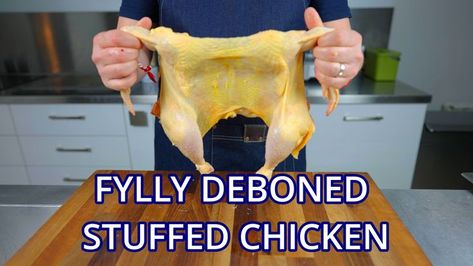 Debone Chicken Thigh, Whole Chicken Recipes, Stuffed Chicken, Whole Chicken, Main Event, I Will Show You, Chicken Thighs, Chicken Recipes, Cooking Recipes