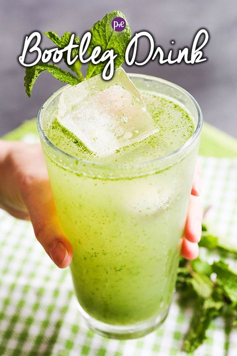 The Bootleg Drink is Minnesota’s signature cocktail. This delicious, summery citrus drink is the perfect beverage to enjoy on a hot summer day! #cocktail #summerdrink #bootleg #limeade Bootlegger Cocktail, Summertime Cocktails, Lemon Drop Cocktail, Citrus Drinks, Frozen Limeade, Mint Drink, Party Sides, Summer Bbq Recipes, Mint Simple Syrup