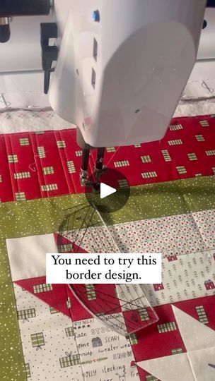 5.1K views · 888 reactions | Anyone else get stumped when designing longarm quilting on borders?   This straight line border is one of my go to designs. It’s simple but  looks stunning! I love the way it frames the quilt! It’s great for borders with large print fabrics or for quilts that call for a lot of fancy quilting in the center.  I use a ruler that’s just a little longer than the border. The skinny spaces are 1/4” spacing and the wider gaps are 1”.   I can also program my Prostitcher to quilt this design!   #longarmquilting #longarmquilter  #customquilting #borderquilting #mollyquilts #rulerquilting #christmasquilt | Molly Modern Longarm Quilting | George Strait · Joy To The World Fancy Quilt Borders, Quilt Borders, Line Border, Machine Quilting Designs, Quilt Border, George Strait, Quilt Designs, Straight Line, Christmas Quilt