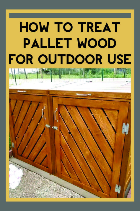 Treat, pallet, wood, outdoor Pallet Shed Plans, Woodworking Projects Ideas, Woodworking For Beginners, Outdoor Pallet Projects, Pallet Building, Diy Wood Pallet Projects, Pallet Shed, Pallet Projects Easy, Amazing Woodworking