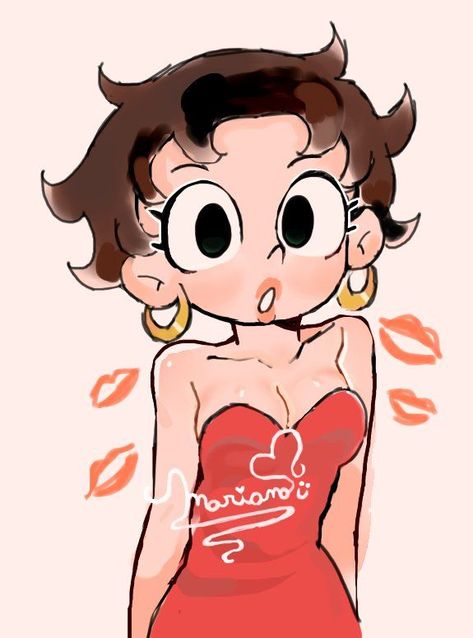 Betty Boop Fanart, Jessica Rabbit Cartoon, Old Cartoon Characters, Betty Boop Classic, Cartoon Style Drawing, Oswald The Lucky Rabbit, Betty Boop Art, Retro Graphics, What The Hell