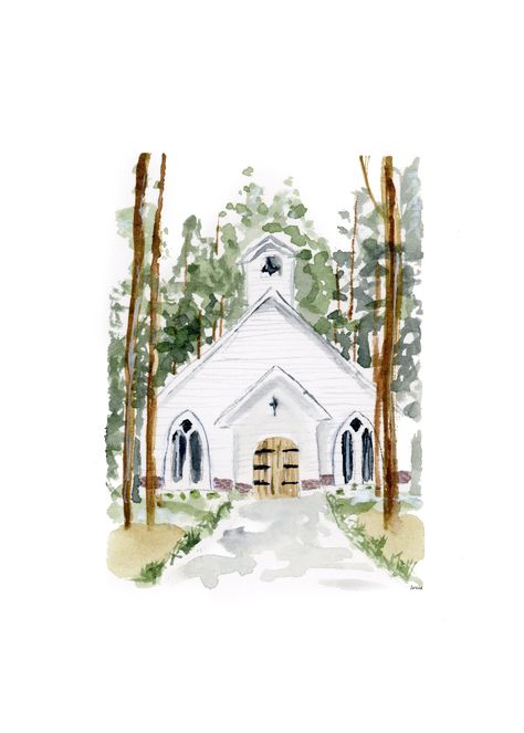 Chapel Painting, Goldsboro Nc, March Wedding, Hanging Ideas, Artist Signatures, Invitation Sizes, One Image, Png Format, Download File