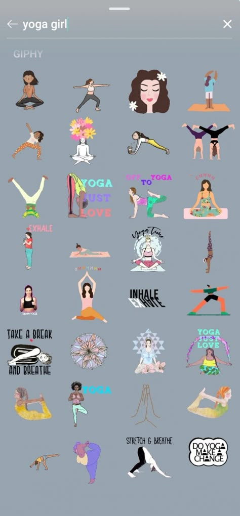 Yoga Ig Story Ideas, Yoga Instagram Story, Yoga Instagram, Yoga Story, Instagram Font, Post Yoga, Gif Instagram, Instagram Creative Ideas, Yogi Bear