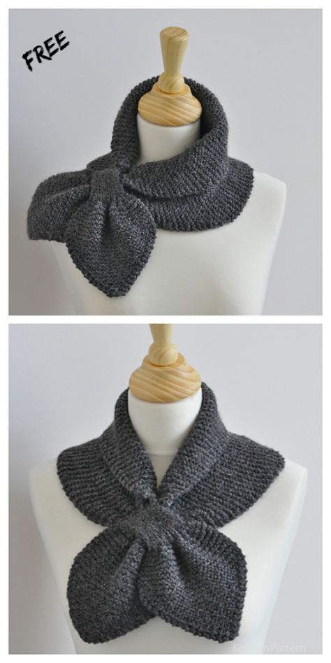 Knit Leaf Neck Scarf Free Knitting Patterns - Knitting Pattern Easy Scarf Knitting Patterns, Heart Scarf, Knit Heart, Crochet Neck Warmer, Knitting Patterns Free Scarf, Knitted Heart, Miss Marple, Cowl Knitting Pattern, Free Scarf