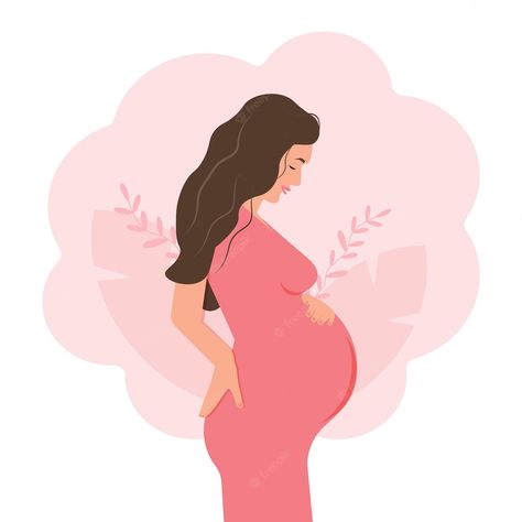 Premium Vector | Illustration of a pregnant woman mom is expecting a baby pregnancy vector graphics Pregnant Cartoon, Baby Pregnancy, Woman Illustration, Pregnant Woman, Expecting Baby, Getting Pregnant, Pregnant Women, Vector Graphics, Fertility