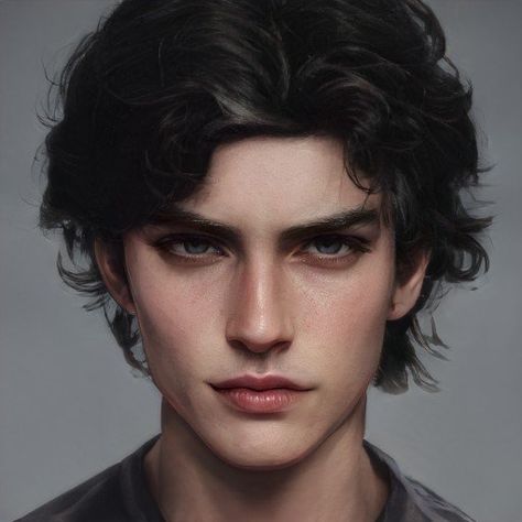 Character Inspiration Male, Boy Face, Digital Portrait Art, Male Character, Face Reference, Face Characters, Face Men, Natural Face, Digital Art Girl