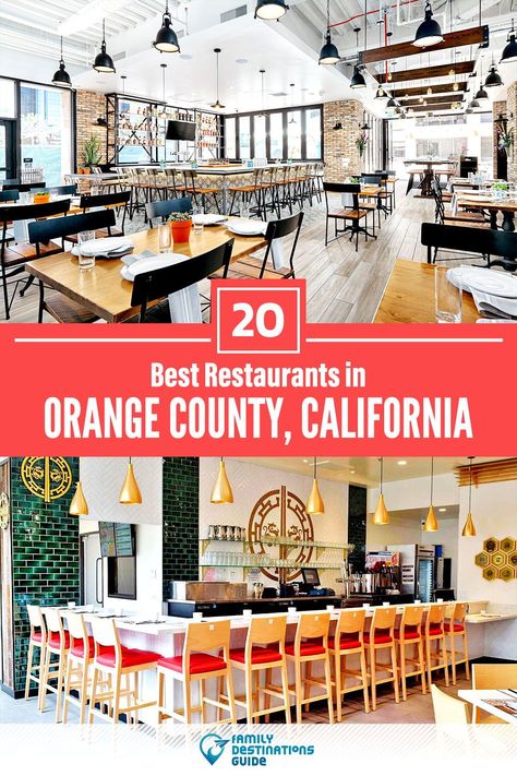 Orange County Restaurants, Kids Restaurants, California Restaurants, Orange California, Brunch Places, Orange Country, Brunch Restaurants, Dinner Restaurants, Cool Restaurant