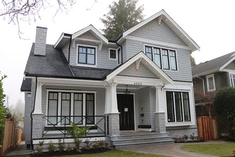 Light Gray Hardie Board Siding, Exterior House With Shutters, Light Mist Hardie Siding, White Vinyl Siding House, Gray Farmhouse Exterior, Grey Farmhouse Exterior, Modern House Siding, White Vinyl Siding, House Siding Options