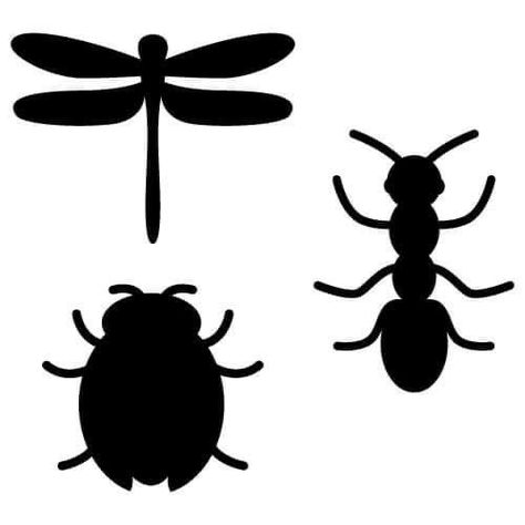 Bugs Silhouette, Soldier Silhouette, Insect Crafts, Silhouette Template, Svg Images, Free Stencils, Butterflies Svg, Free Svg Files, Silhouette Free