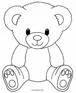 Printable Teddy Bear Coloring Pages For Kids | Cool2bKids Bear Crafts Preschool, Teddy Bear Outline, Teddy Bear Template, Photo Ours, Teddy Bear Coloring Pages, Bear Template, Teddy Bear Drawing, Teddy Bear Crafts, Baby Teddy Bear