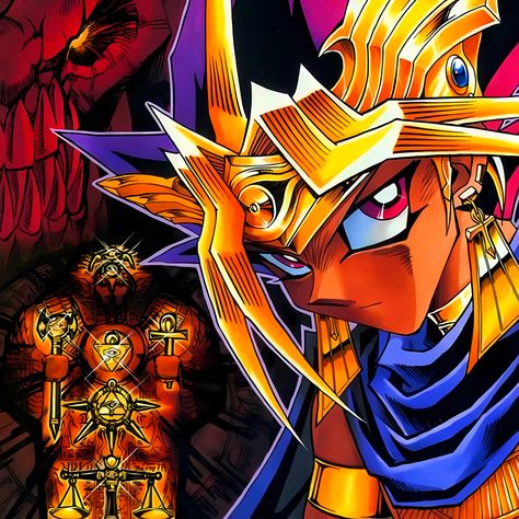 Atem Yugioh, Pharaoh Atem, Dark Side Of Dimensions, Yugioh Monsters, Comic Villains, Shadow The Hedgehog, Cool Anime Pictures, Cute Profile Pictures, Yu Gi Oh