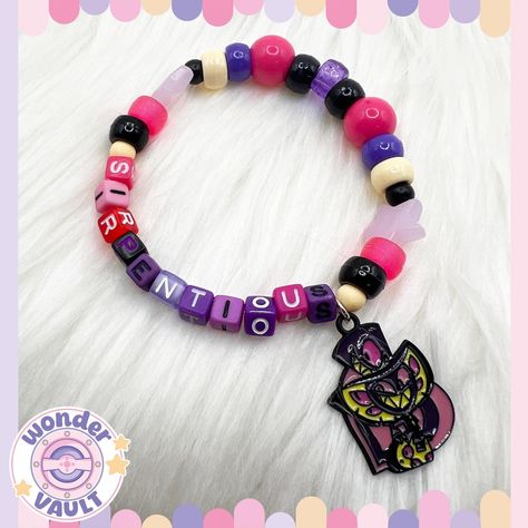 This Beaded Bracelets item is sold by WonderVaultCreations. Is dispatched from The Netherlands. Listed on 06 Oct, 2024 Pentious Hazbin Hotel, Bracelets Kandi, Sir Pentious, Kandi Beads, Kandi Ideas, Bracelet Inspired, Kandi Patterns, Kandi Bracelets, Kandy