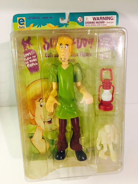 Scooby-Doo! Collectible Action Figure 'Shaggy' With Ghoul Original Box - 9" H Shaggy by vintagetoolbox on Etsy Scooby Doo Shaggy, Sams Town, 1990s Kids, New Scooby Doo, Free Comic Books, The Amazing World Of Gumball, Action Figures Collection, Vintage Cartoon, Cartoon Kids