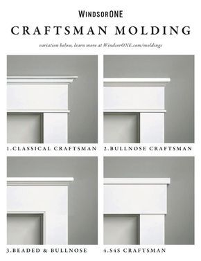 Craftsman Molding, Farmhouse Trim, Craftsman Trim, Interior Window Trim, Interior Door Trim, House Trim, Window Casing, Door Casing, Mill Valley