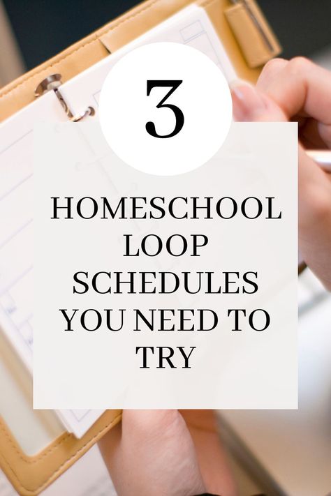 Homeschool Flow Schedule, Homeschool Loop Subjects, Loop Schedule Printable, Rotating Homeschool Schedule, Homeschool Loop Schedule Ideas, Block Schedule Homeschool, Elementary Homeschool Schedule, Homeschool Schedule Middle School, Homeschool Loop Schedule Free Printable