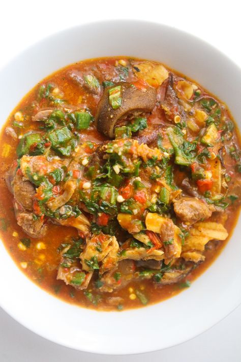 Ogbono Soup Nigerian Food, Nigerian Delicacies, Africa Dishes, African Soup, Nigerian Meals, Naija Food, African Meals, Nigerian Dishes, African Recipes Nigerian Food