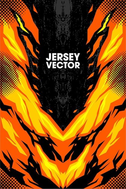 Tshirt Background Design, Orange Jersey Design, Cycling Jersey Design, Kaos Oblong, Art Maker, Jersey Designs, Cool Fire, Jersey Pattern, Sport Shirt Design