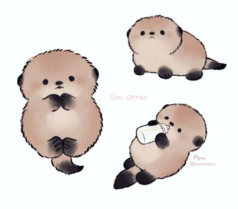 Cute Animal Icons, Animated Cute Animals, Chibi Animals Drawing, Aesthetic Animal Drawings, Kawaii Animal Art, Kawaii Art Animals, Cute Animated Animals Drawings, Anime Animals Kawaii, Chibi Drawings Animals