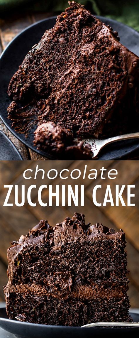 Chocolate Zucchini Cake Recipe, Fudgy Chocolate Cake, Zucchini Cakes Recipe, Zucchini Quiche, Zucchini Recipes Dessert, Zucchini Brownies, Chocolate Zucchini Cake, Chocolate Fudge Frosting, Zucchini Recipe