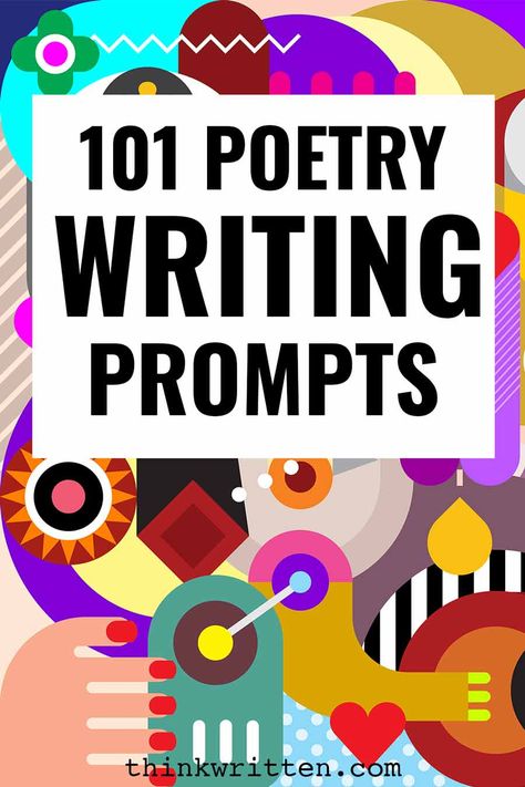 101 Poetry Prompts & Creative Ideas for Writing Poems - ThinkWritten Poem Writing Prompts, Poetry Workshop, Romance Writing, Writing Prompts Poetry, Writing Prompts Romance, Poetry Activities, Poetry Prompts, Blog Writing Tips, Poetry Ideas