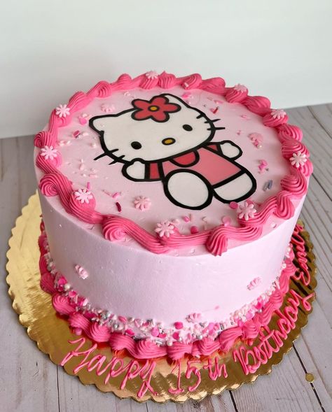 This one is for all the hello kitty girlies 💗✨ #hellokitty #hellokittycore #hellokittylover #hellokittycake #dfw | Instagram Hello Kitty Smash Cake, Hello Kitty Cake Ideas Simple, Cake For Girls Birthday Kids, Hello Kitty Cakes Ideas, Girly Birthday Cakes For Kids, Hello Kitty Graduation Cakes, Kitty Cakes Birthdays, Pastel Hello Kitty Aesthetic, Hello Kitty Birthday Cake Ideas