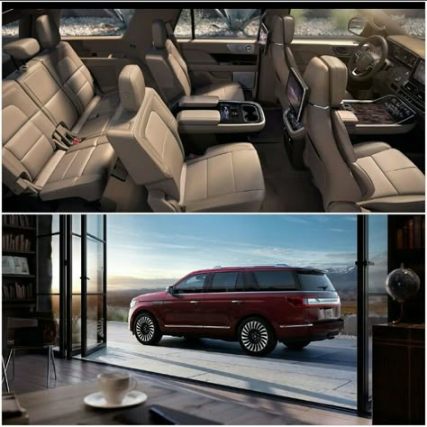 Lincoln Navigator Interior, Big Family Car, 2018 Lincoln Navigator, Luxury Van, Dream Cars Mercedes, New Luxury Cars, Luxury Car Interior, Luxurious Cars, Suv Cars