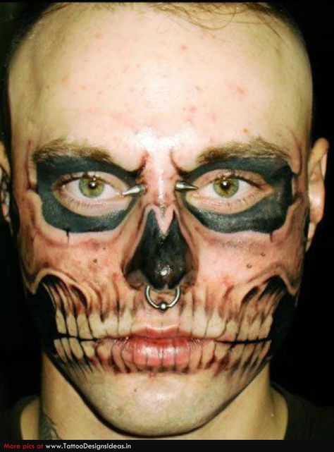 face tattoos | t1 face tattoo Face tattoos the big collection of regretful ink Best 3d Tattoos, Weird Face, Amazing 3d Tattoos, 16 Tattoo, Facial Tattoos, Face Piercings, Weird Tattoos, Bad Tattoos, 3d Tattoos