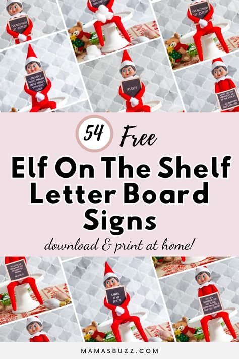 54 Free Printable Elf On The Shelf Letter Board Ideas Shelf Letter Board, Table Holiday Decor, Elf On The Shelf Letter, Elf On Shelf Letter, Printable Elf On The Shelf, Letter Board Ideas, Seeing You Quotes, Light Box Quotes, Elf Quotes