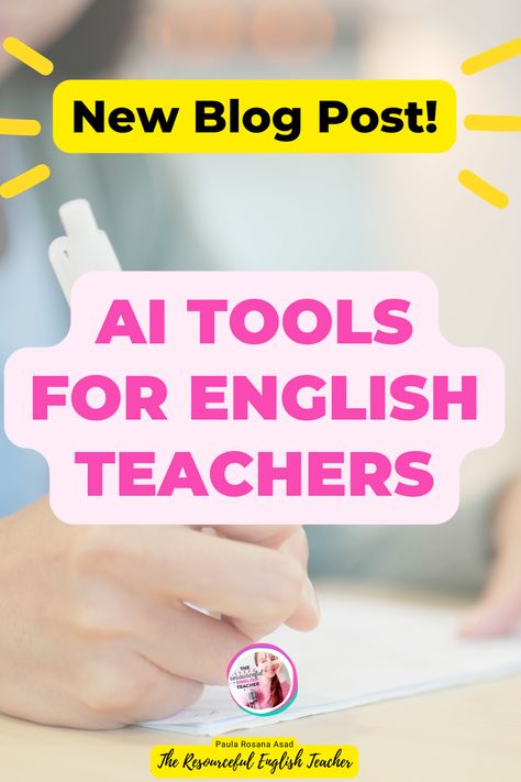 Explore and understand, in detail, how AI tools can assist in your ESL/EFL teaching. Learn to elevate your students' language learning experiences with AI. Esl Projects, School To Do List Printable, School To Do List, Teaching Esl Students, Efl Teaching, English Lesson Plans, Esl Teaching Resources, Teaching English Online, English Teachers