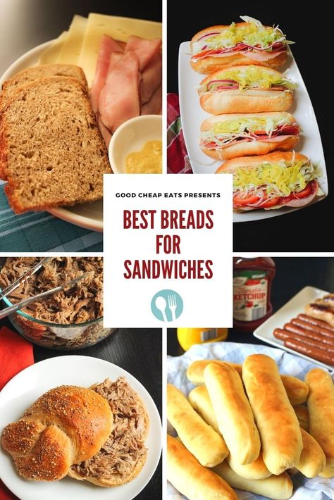 Best Bread For Sandwiches, Ground Turkey Crockpot, Homemade Hot Dog Buns, Turkey Crockpot, Deli Tray, Homemade Hot Dogs, Grocery Shopping On A Budget, Homemade Hamburger Buns, Best Breads