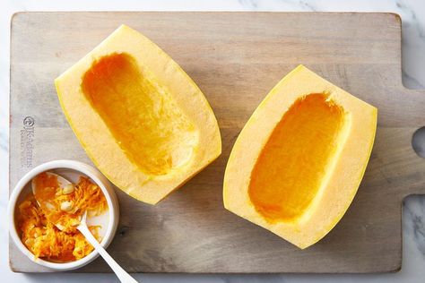 Can You Freeze Spaghetti Squash? Freeze Spaghetti Squash, Freeze Spaghetti, Noodle Substitute, Freezing Spaghetti Squash, Freezing Veggies, Cook Spaghetti Squash, Freezing Food, Breakfast Party Foods, Squash Varieties