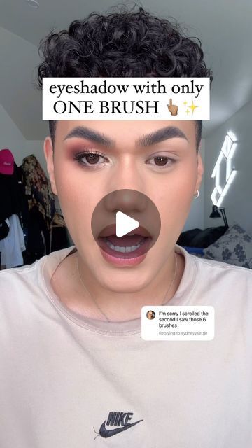 329K views · 22K likes | Kylee De Thier ✨ on Instagram: "eyeshadow with ONE BRUSH ONLY 👆🏽✨ perfect for beginners who are just starting, a simple fully crease brush like the @morphebrushes A11 is all you need! 😎 #makeup #makeuptutorial #makeuptips #eyeshadow #beauty #nz #maori" How To Do Eyeshadow For Beginners, Eye Shadowing Tutorial For Beginners, Simple Eyeshadow Tutorial For Beginners, Eye Shadow Tutorial For Beginners, Simple Eye Makeup For Beginners, Eye Shadowing Tutorial, Eye Makeup Tutorial For Beginners, Eye Makeup For Beginners, Simple Eyeshadow Looks