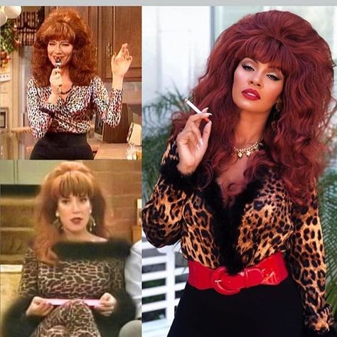 Peggy Bundy, 80s Halloween Costumes, Evelyn Lozada, Al Bundy, Halloween Costumes For Work, Halloween Parejas, Leopard Print Outfits, Clever Halloween Costumes, Halloween Inspo