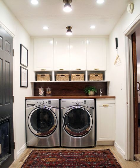 House Tour - Chris Loves Julia Ikea Laundry, Ikea Laundry Room, Laundry Room Storage Shelves, Small Laundry Room Organization, Room Storage Diy, Laundry Room Layouts, Farmhouse Laundry Room, Laundry Room Remodel, Laundry Room Inspiration