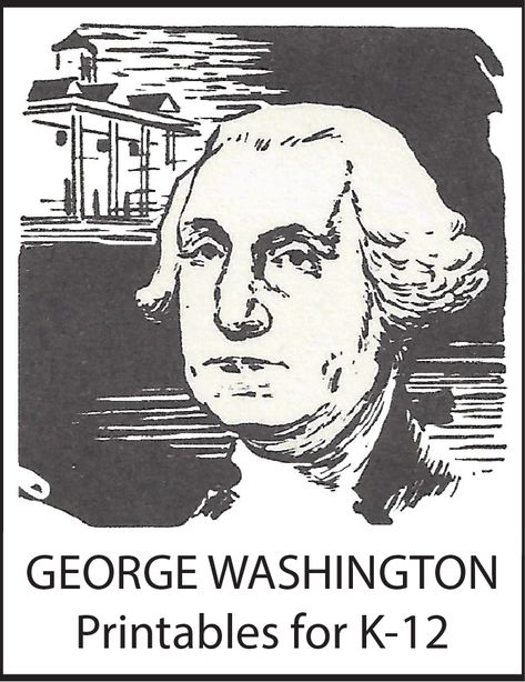 Free George Washington Printables for K-12 - Learning about George Washington is crucial for American schoolchildren. #presidentsday #socialstudies #americanhistory #freeprintables George Washington Kindergarten, George Washington Printable, George Washington Craft, Beautiful Coloring Pages, Fun Facts For Kids, Handwriting Practice Worksheets, George Washington Carver, Importance Of Education, National Symbols