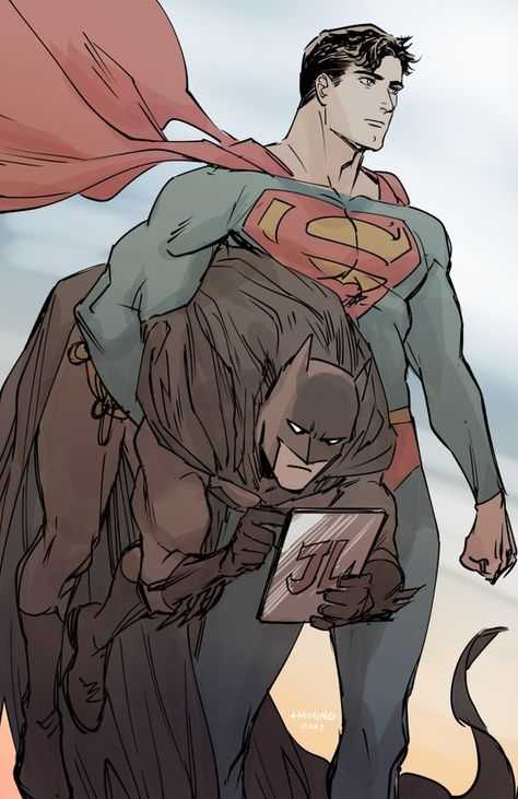 Superman X Batman, Superman X, Books Graphic, Digital Comics, Batman Funny, Arte Dc Comics, Batman Comic Art, Dc Comics Artwork, Batman Vs Superman