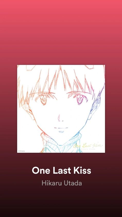 Shinji ikari evangelion
Kaworu Nagisa evangelion
Kawoshin
Evangelion anime
Rei evangelion
Asuka Evangelion
One Last Kiss 
Hikaru Utada Hikaru Utada, One Last Kiss, Last Kiss, Kiss, Music, Anime