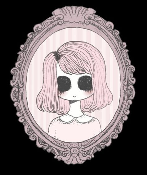 creepy, pastel, and pink image Gothic Drawings, Pastel Goth Art, Creepy Eyes, Abbey Dawn, Horror Drawing, Creepy Drawings, Arte Indie, Dark Art Drawings, Goth Art