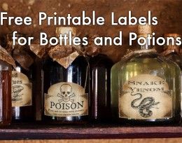 Halloween Wine Bottle Labels, Labels For Bottles, Halloween Labels Printable, Halloween Bottle Labels, Halloween Jars, Free Printable Halloween, Halloween Potion Bottles, Halloween Apothecary, Bottle Labels Printable