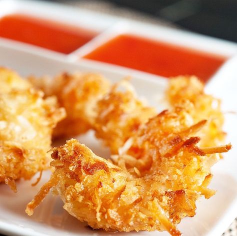 Camarones al coco - Recetas Mexicanas - Comida Mexicana Coconut Prawns, Seafood Dinners, Coconut Shrimp Recipes, Prawn Shrimp, Lime Shrimp, Prawn Recipes, Frozen Shrimp, Grill Recipes, Dash Diet