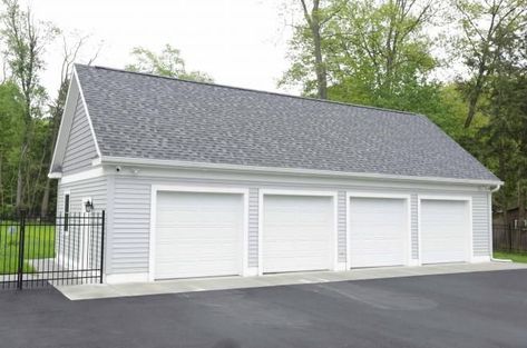 Garage Carport Ideas, Attic Remodel On A Budget, Prefab Garage Kits, Shed Layout, Dream Garage Workshop, Tiny Home Cottage, Garage Shed Ideas, Garage Detached, Barn Garage Plans