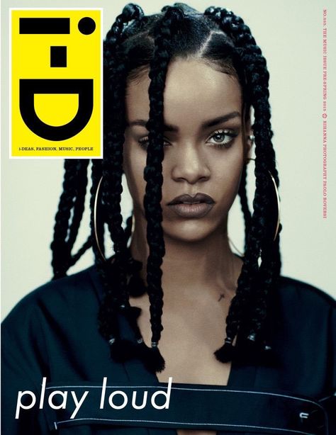 I-d Magazine Cover, Rihanna Magazine, Vulcan Salute, Beyonce Braids, Braids And Cornrows, Rihanna Cover, Id Cover, Rihanna News, Id Magazine