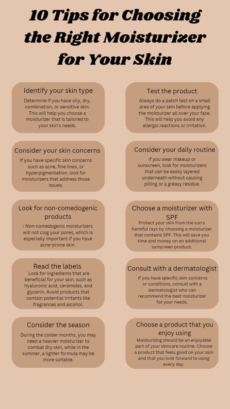 #Moisturizer #Skincare #SkinType #SkinConcerns #NonComedogenic #Ingredients #Season #PatchTest #Makeup #Sunscreen #SPF #Dermatologist #Routine #HyaluronicAcid #Ceramides #Glycerin #AllergicReactions #Irritation #Enjoyable #Tips #BeautyTips #HealthySkin #GlowingSkin #Selfcare #BeautyRoutine #HealthyBeauty #SkinHealth #SkinCareRoutine #SkinGoals #SkinLove #BeautyAdvice Comedogenic Ingredients, Skin Type Test, Makeup Sunscreen, Moisturizer For Combination Skin, Acne Moisturizer, Facial Oils, Skin Advice, Skin Nutrition, Body Hygiene