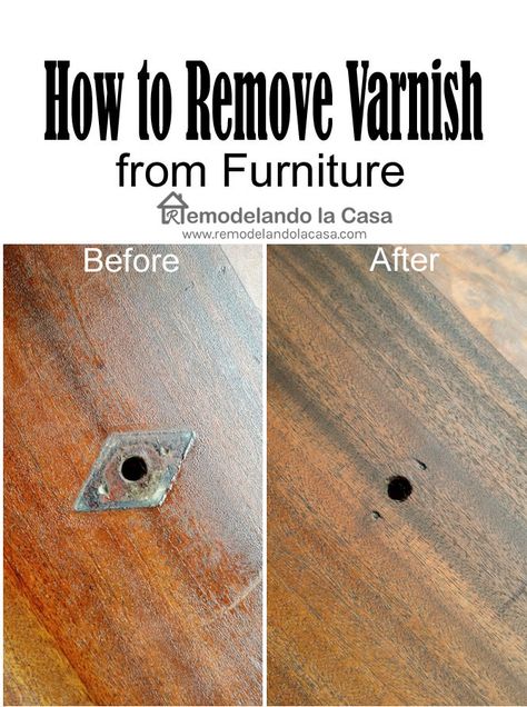 How to easily remove varnish from furniture. How To Remove Polyurethane From Wood, How To Remove Varnish From Wood, Removing Varnish From Wood Furniture, Cheap Patio Furniture, Buffet Makeover, Furniture Sketch, Vintage Sideboard, Furniture Repair, Furniture Showroom