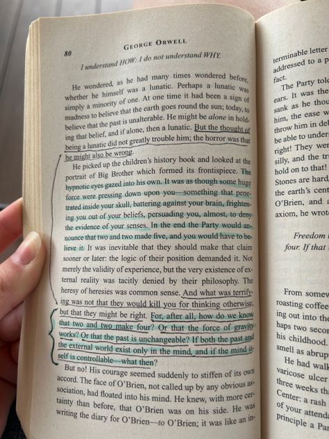 1984 George Orwell Aesthetic, 1984 George Orwell Annotations, 1984 Aesthetic George Orwell, 1984 Aesthetic, 1984 Annotations, Reading Annotations, 1984 George Orwell Teaching, 1984 Quotes, 1984 George Orwell Book Cover