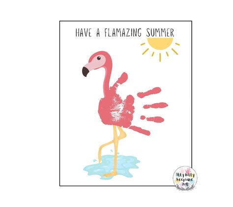 This is a Personalized Summer Flamingo Handprint Printable PDF File Template that can be used for a holiday craft for parents, teachers, grandparent's, friends and/or other family members. Directions: 1. Download the template. (All Templates come on 8.5x11 PDF File) 2. Print the template (I suggest using cardstock paper, or a thicker type of paper). 3. Paint your child's hands/feet or use an ink pad (paint if possible, turns out brighter in color). 4. Let dry and send home with parents to disp Flamingo Handprint Craft, Flamingo Handprint Art, Flamingo Handprint, Flamingo Crafts, 2024 Ornaments, Handprint Printable, Crafts Summer, Flamingo Craft, Summer Flamingo