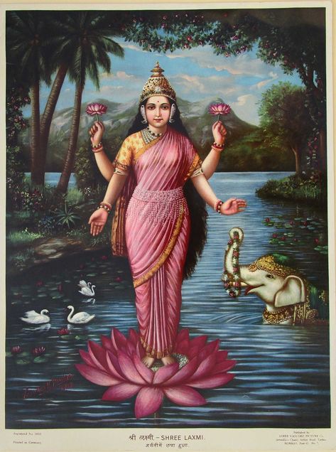 Ancient Indian Paintings, Ravivarma Paintings, Devi Images Hd, Shakti Goddess, Lakshmi Images, Indian Goddess, Kali Goddess, Hinduism Art, Vedic Art