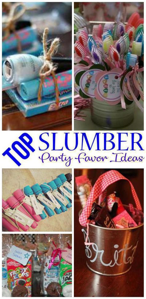 Slumber party favors! Find amazing Slumber party favors for boys and girls. Find goodie bag ideas, toys, candy and more. Cool ideas for birthday parties, classroom parties and more. Treat bags and favors all kids will love to take home. Find the best Slumber party favors now! #sleepoverandslumberpartyideas Slumber Party Goodie Bags, Party Favors For Teen Girls Birthday, Sleepover Goody Bag Ideas, Sleepover Goodie Bags, Pajama Party Favors, Sleepover Crafts, Slumber Party Favors, Girls Party Games, Party Favor Ideas