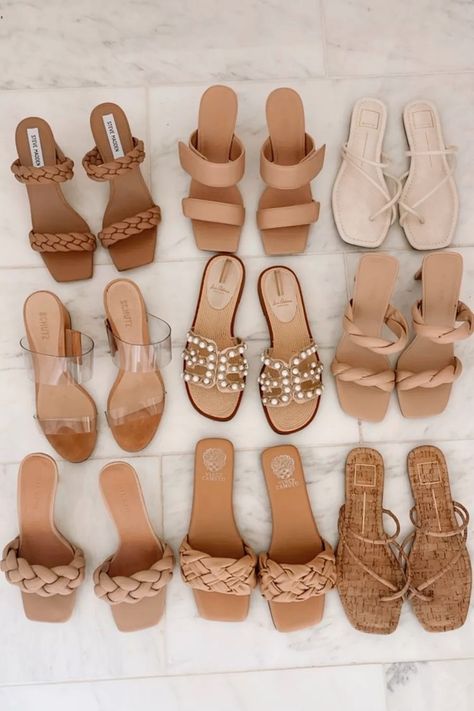 Ladies Footwear Flats, Elegant Sandals Flat, 2023 Sandals, Dressy Flat Sandals, Classy Sandals, Fancy Sandals, Pretty Sandals, Shoes Heels Classy, Fashion Shoes Sandals